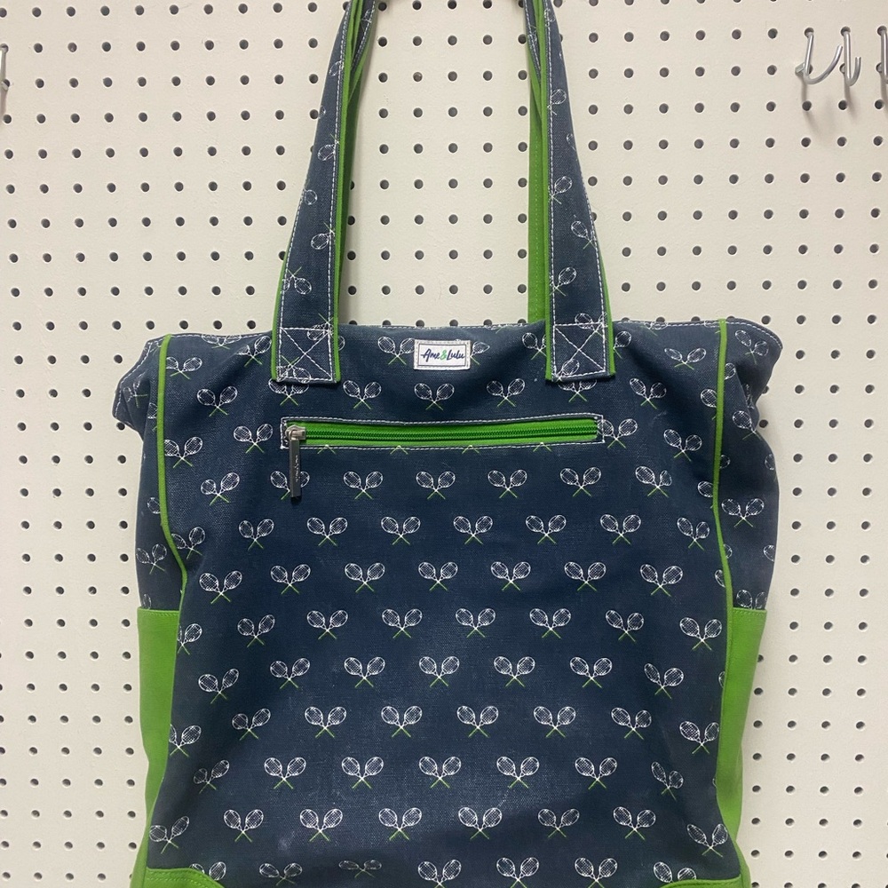 Ame & Lulu Emerson Victory Tennis / Racquetball/ Pickleball Tote Bag